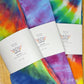 Rainbow Tie Dyed Tea Towels