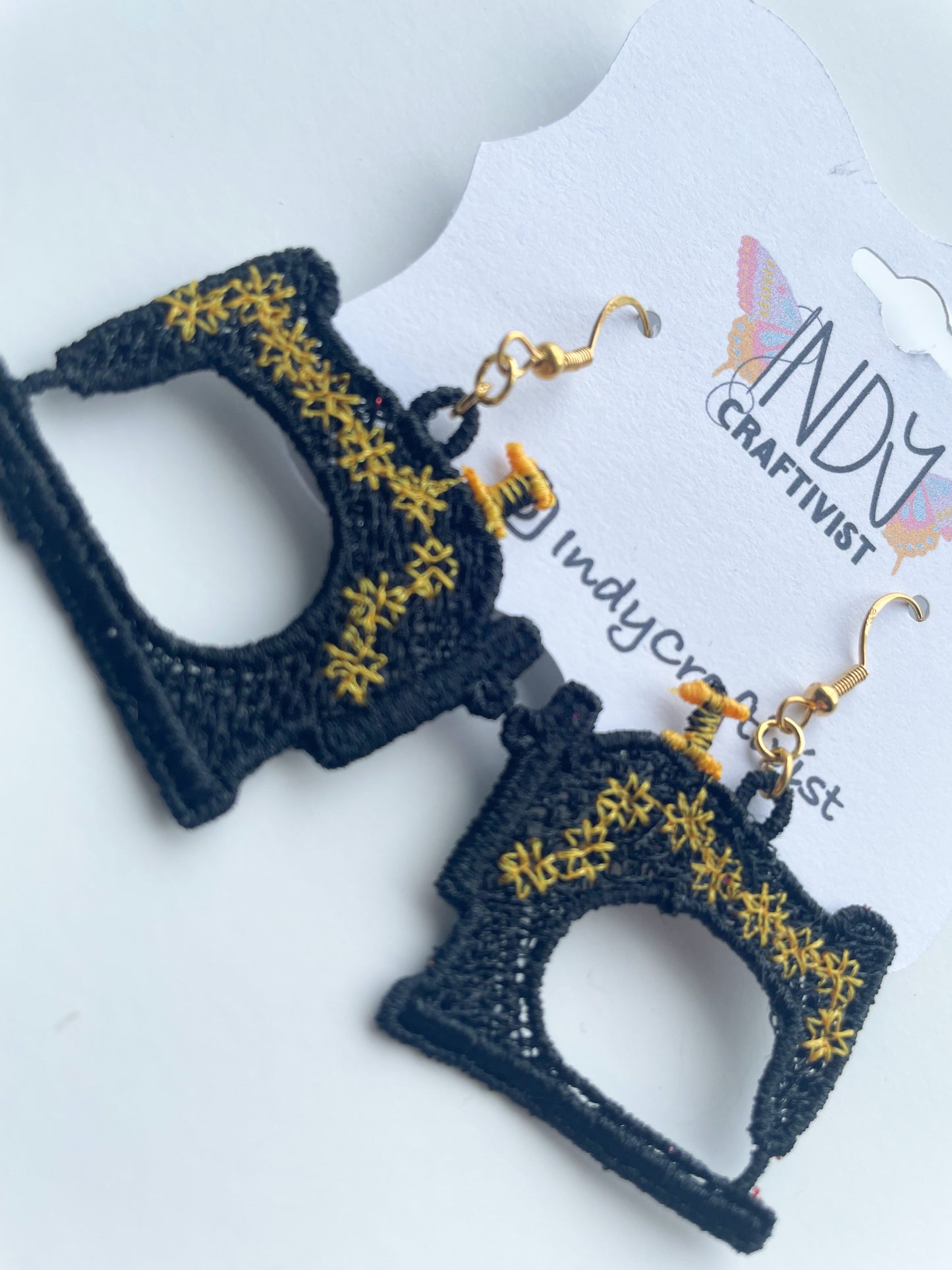 Made-To-Order Vintage Sewing Machine Earrings
