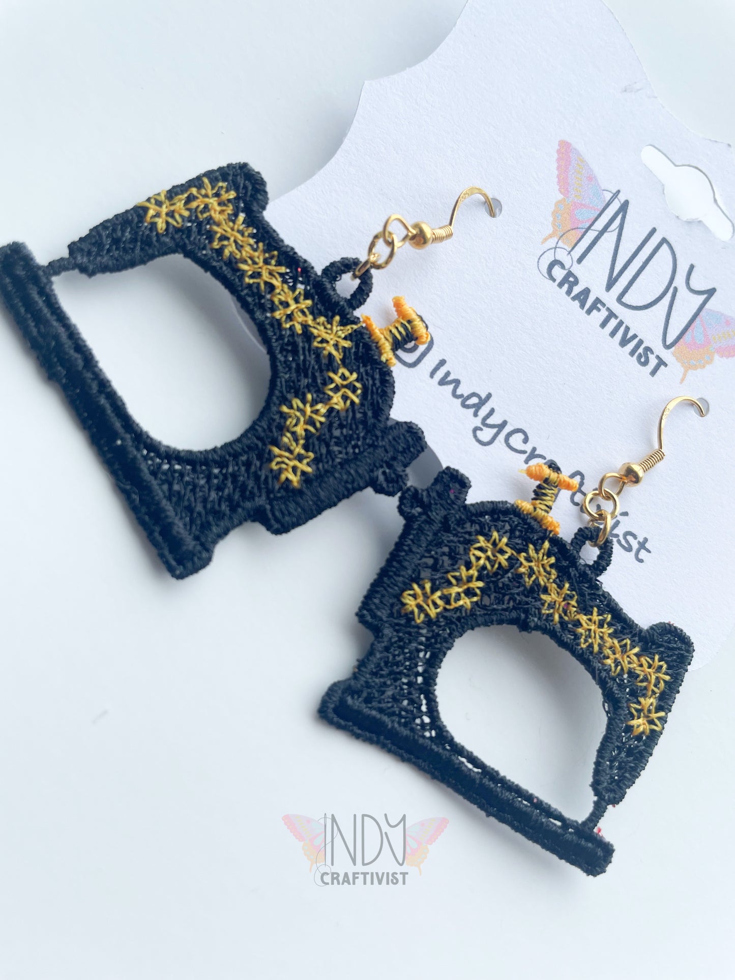 Made-To-Order Vintage Sewing Machine Earrings