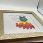 Rainbow Embroidered Angel Framed Wall Art