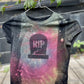 RIP Kids Small Halloween Reverse Tie Dyed T-shirt