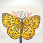 Fritillaries Embroidered Butterfly Hair Clip