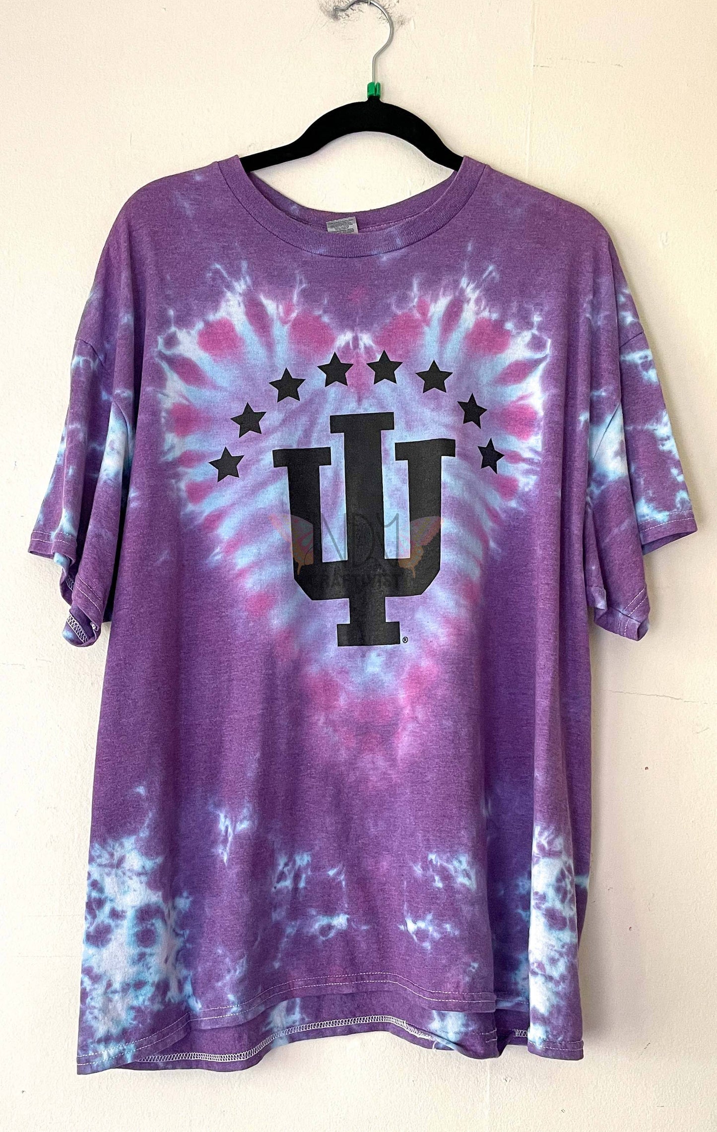 Adult Extra Large IU Upcycled Tie Dye T-Shirt