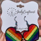 LGBTQ+ Heart Earrings