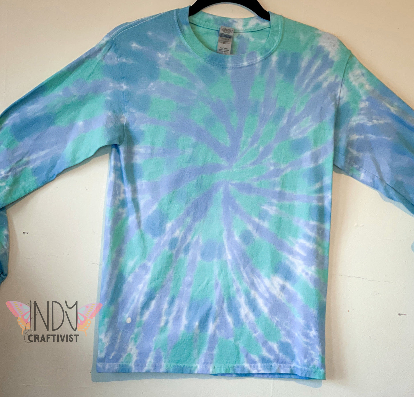 Adult Small Long Sleeve Tie Dye T-shirt