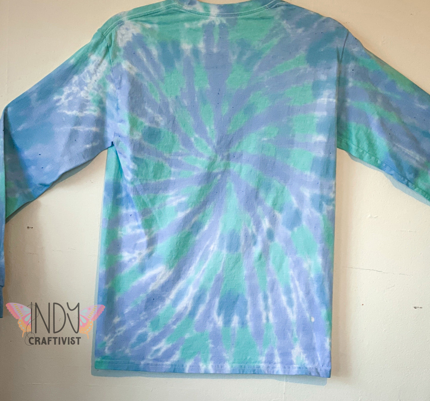Adult Small Long Sleeve Tie Dye T-shirt