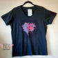 Adult Small Reverse Dyed Tie Dye T-shirt