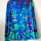 Adult Large Long Sleeve Tie Dye T-shirt