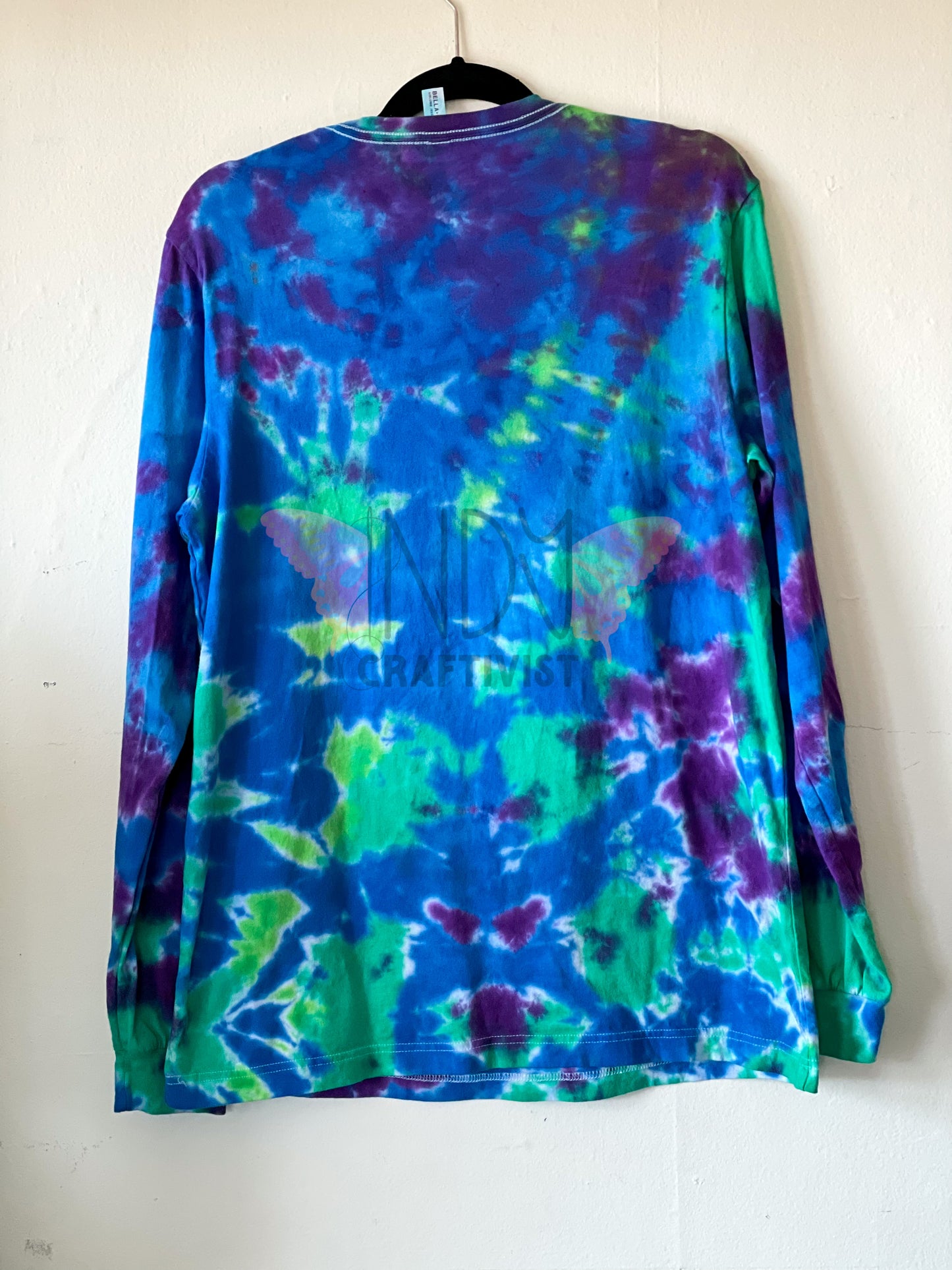 Adult Large Long Sleeve Tie Dye T-shirt