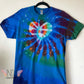 Adult Medium Reverse Dyed Heart Tie Dye T-shirt