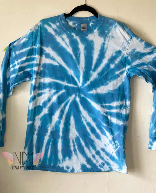 Adult Medium Long Sleeve Tie Dye T-shirt