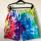 Tie Dyed Upcycled Cargo Shorts