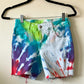 Upcycled Tie Dyed Denim Shorts