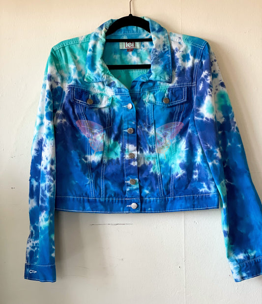 Extra Large Upcycled Tie Dyed Jacket