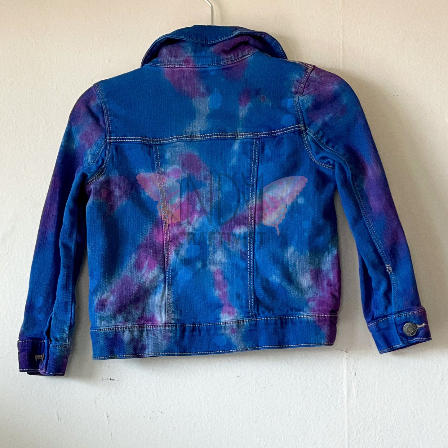 Childs Size 4 Upcycled Tie Dyed Jacket