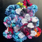 Hand Dyed Tie Dye Scrunchie