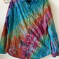Adult 2X Large Long Sleeve Upcycled Tie Dye Button Down