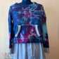 Adult Extra Large Long Sleeve Upcycled Tie Dye Hoodie