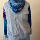 Adult Extra Large Long Sleeve Upcycled Tie Dye Hoodie
