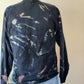 Extra Large Reverse Dyed Tie Dye Long Sleeve T-shirt