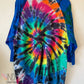 Extra Large 3/4 Length Sleeve Tie Dye T-shirt