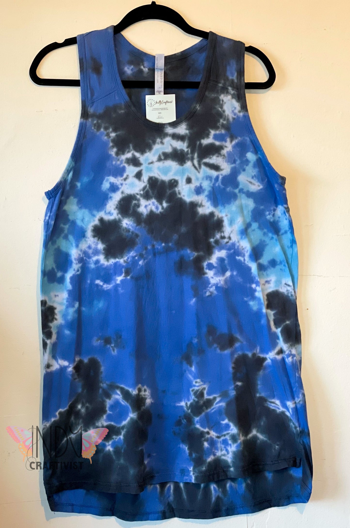 Extra Large Tie Dye Tank Top Dress