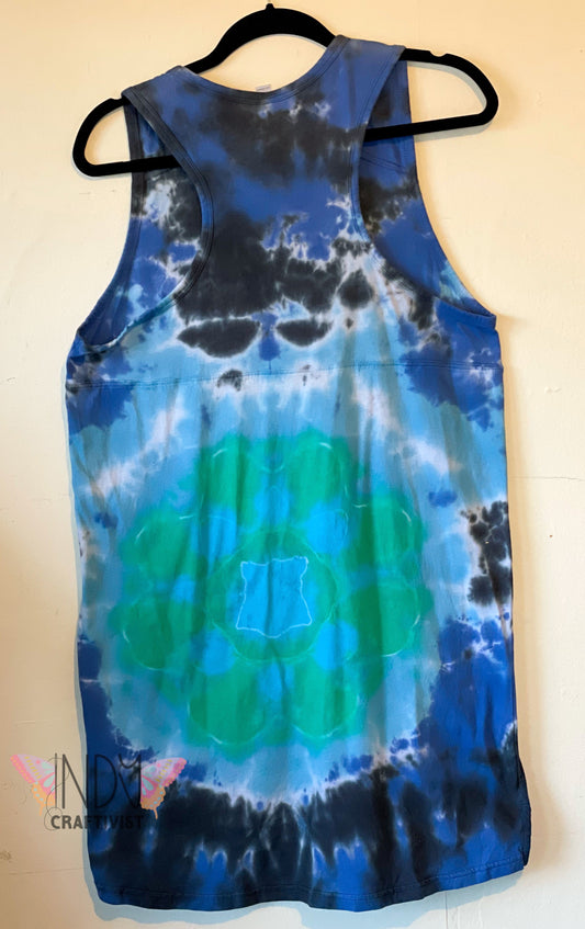 Extra Large Tie Dye Tank Top Dress