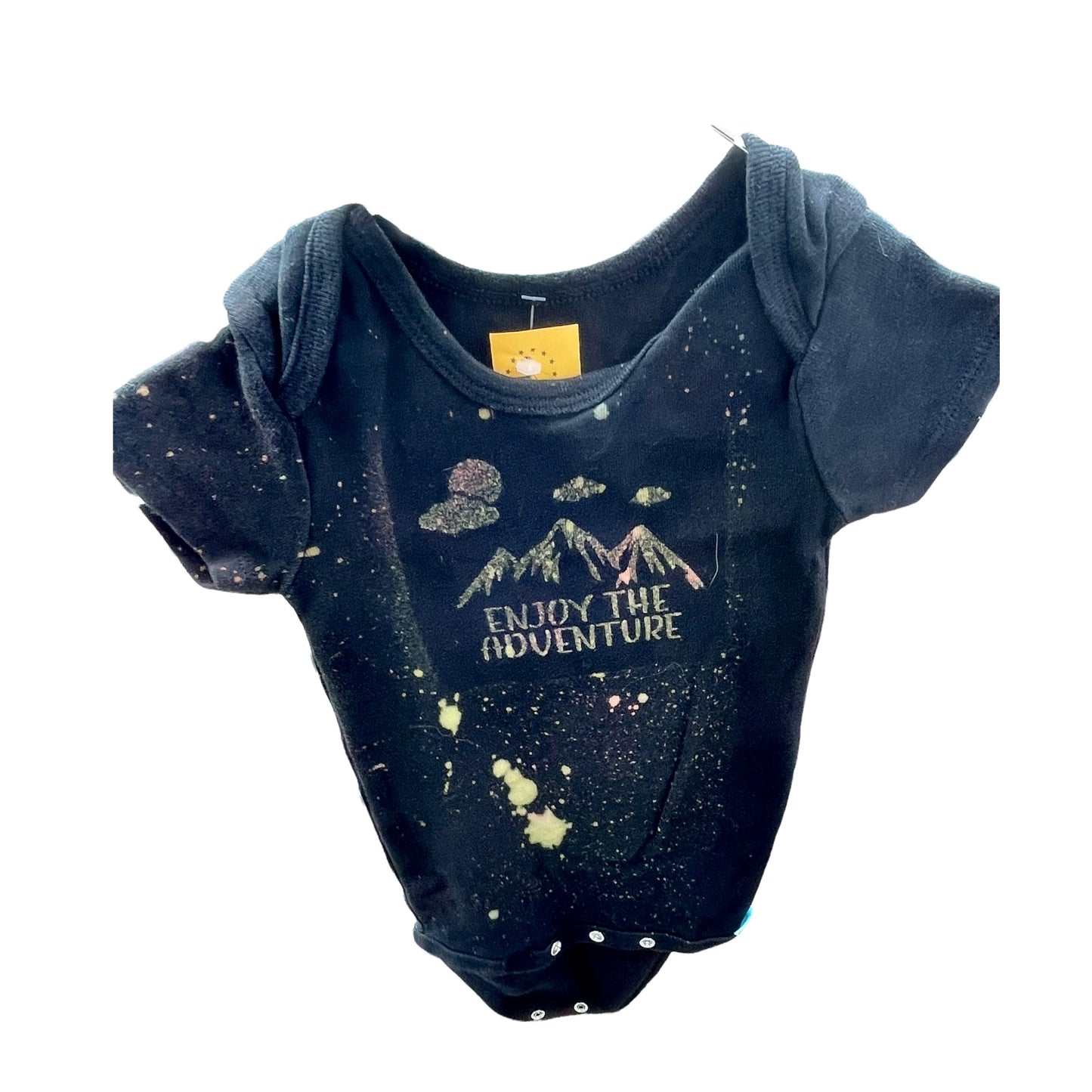 24M Reverse Dyed Tie Dyed Onesie