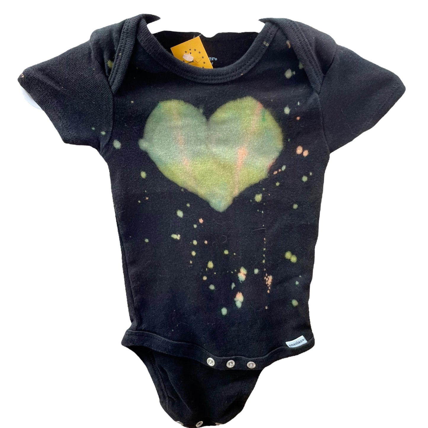 6-9M Reverse Dyed Tie Dyed Onesie