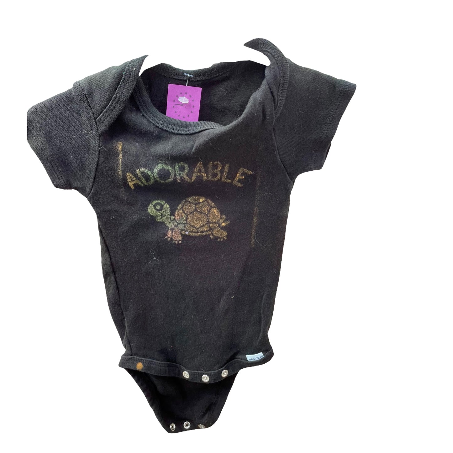 6-9M Reverse Dyed Tie Dyed Onesie