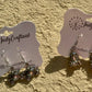 Silver Princess Charm Earrings