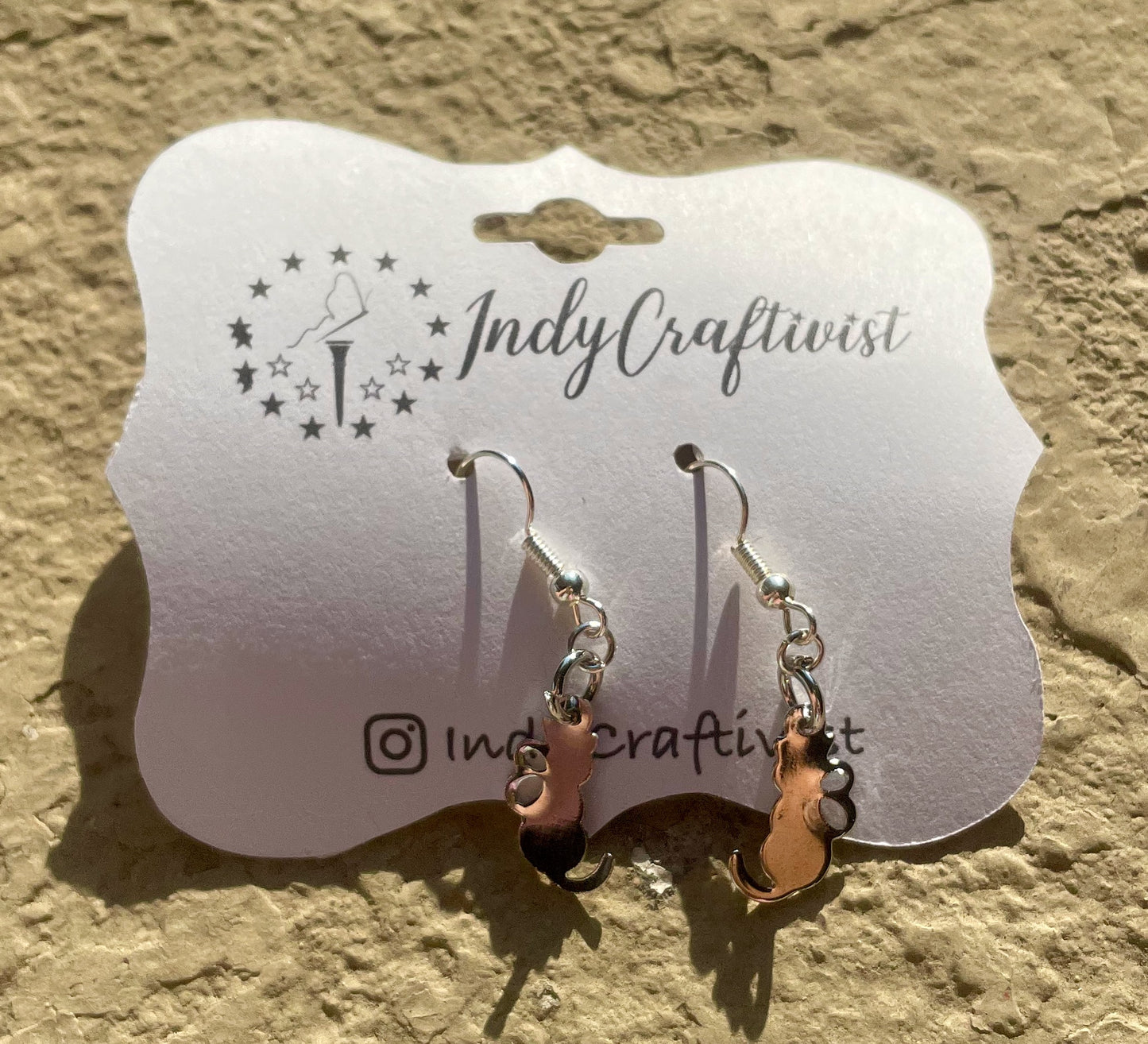 Cat Charm Earrings