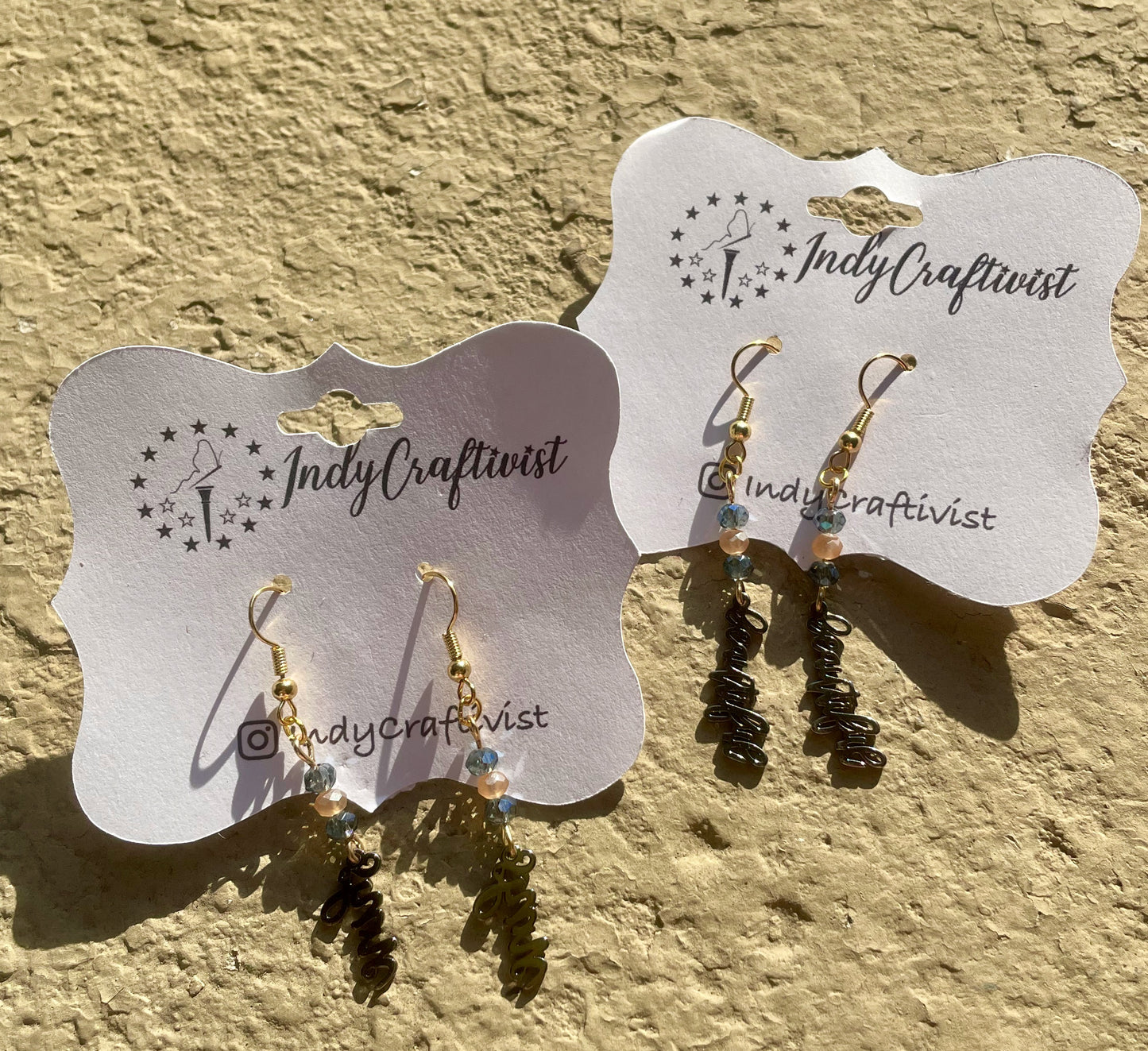 Inspirational Charm Earrings