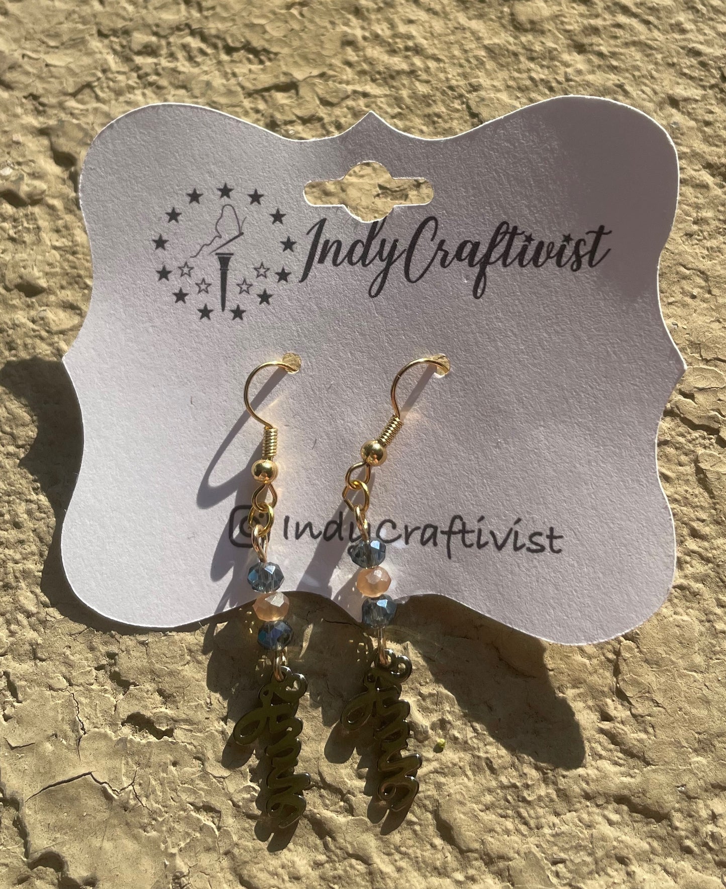 Inspirational Charm Earrings