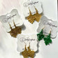 Large Fleur-De-Lis Earrings