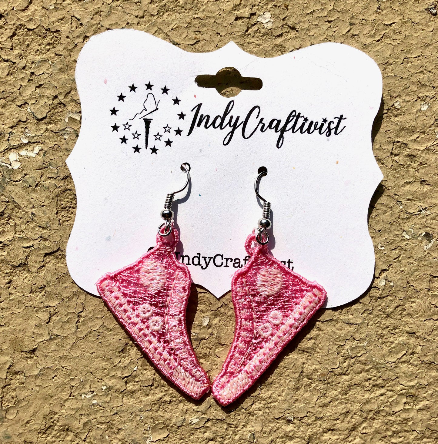 Made-To-Order "I'm Speaking" Converse Like Earrings
