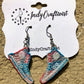 Made-To-Order "I'm Speaking" Converse Like Earrings