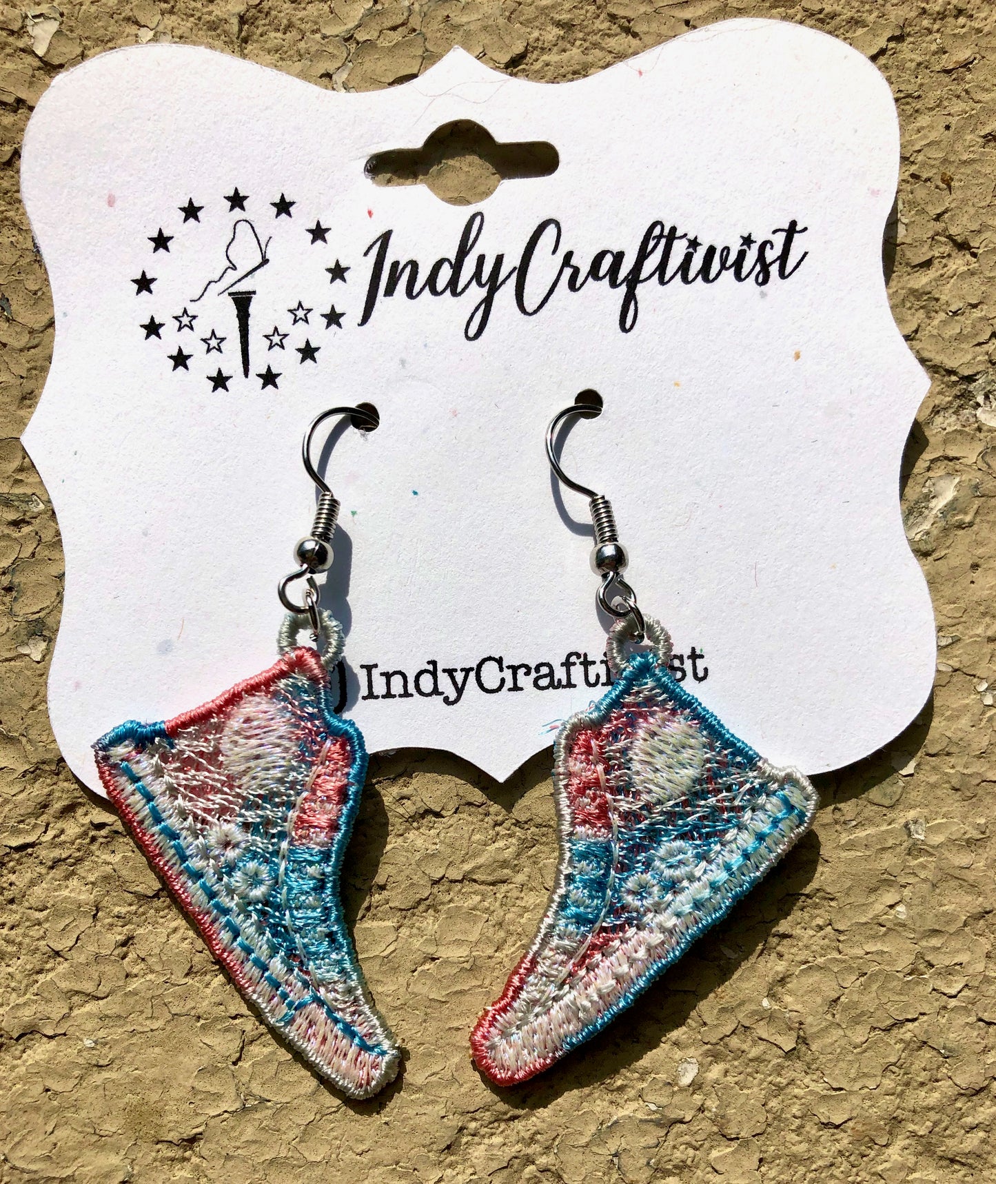 Made-To-Order "I'm Speaking" Converse Like Earrings