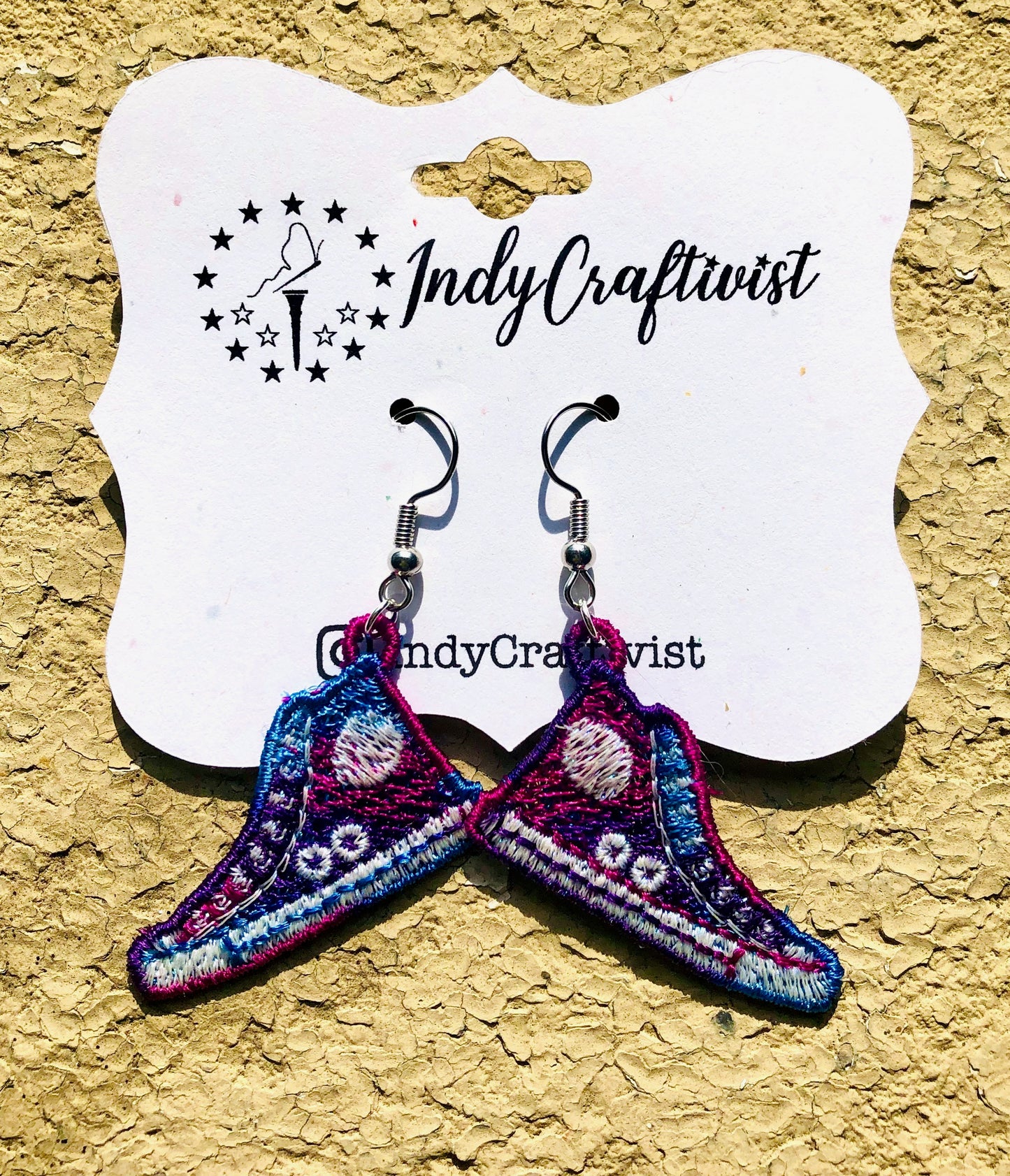 Made-To-Order "I'm Speaking" Converse Like Earrings