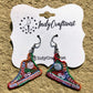 Made-To-Order "I'm Speaking" Converse Like Earrings