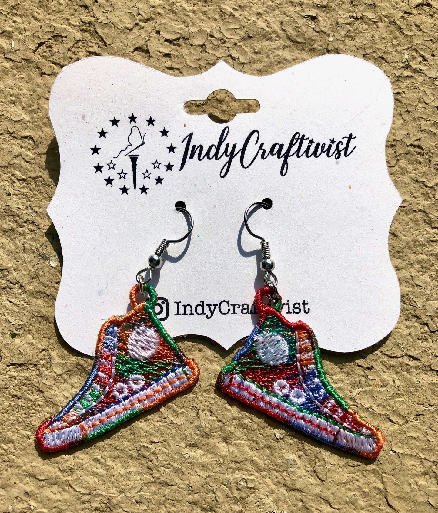 Made-To-Order "I'm Speaking" Converse Like Earrings
