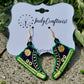 Made-To-Order "I'm Speaking" Converse Like Earrings