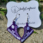 School Spirit "I'm Speaking" Converse Like Earrings