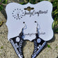 Made-To-Order "I'm Speaking" Converse Like Earrings