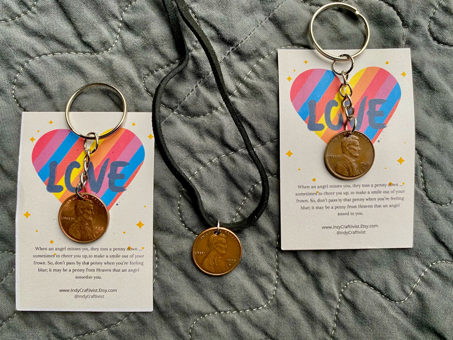 Pennies From Heaven Keychain