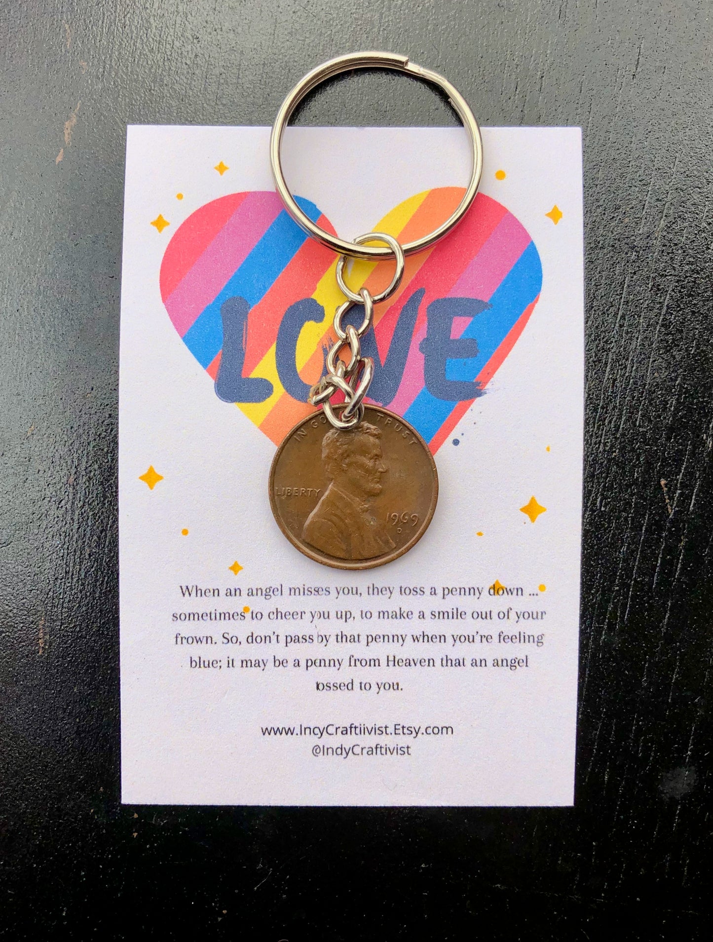 Pennies From Heaven Keychain