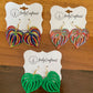 Made-To-Order Monstera Leaf Earrings