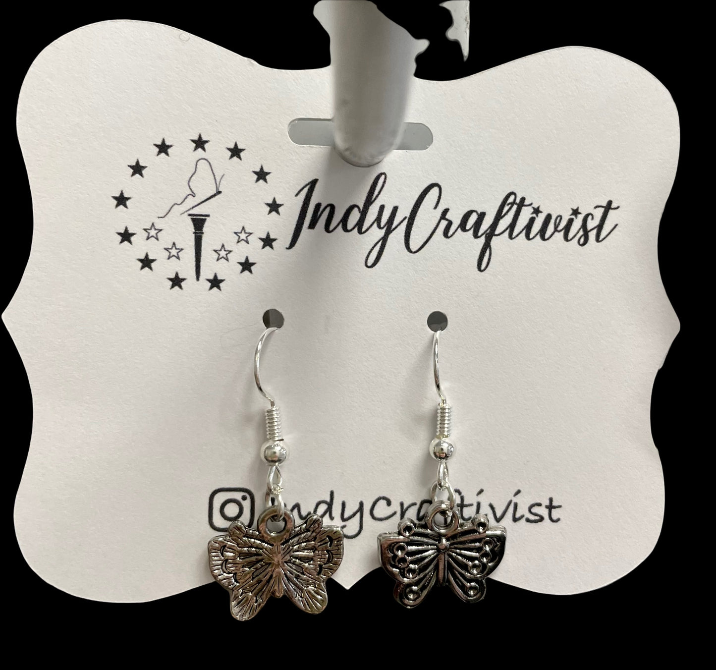 Butterfly Charm Earrings