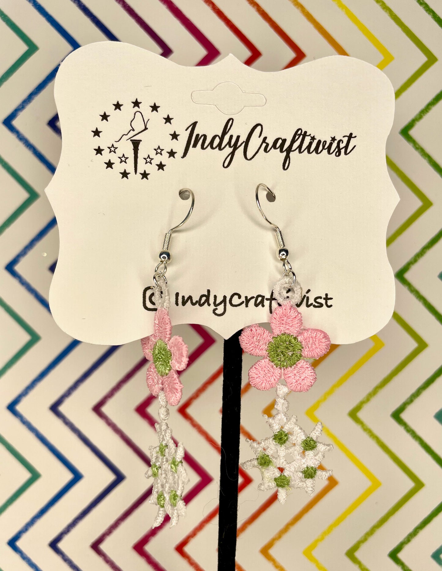 Daisy Flowers Bunch Earrings