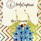 Made-To-Order Bluebonnet Flower Earrings